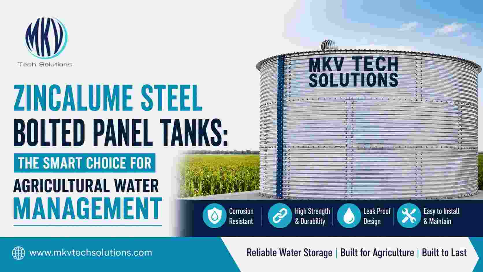 Zincalume Steel Bolted Panel Tanks: The Smart Choice for Agricultural Water Management Zincalume Steel Bolted Panel Tanks: The Smart Choice for Agricultural Water Management